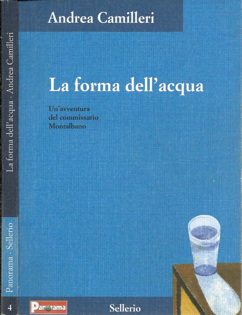 Copertina de La forma dell'acqua di Andrea Camilleri