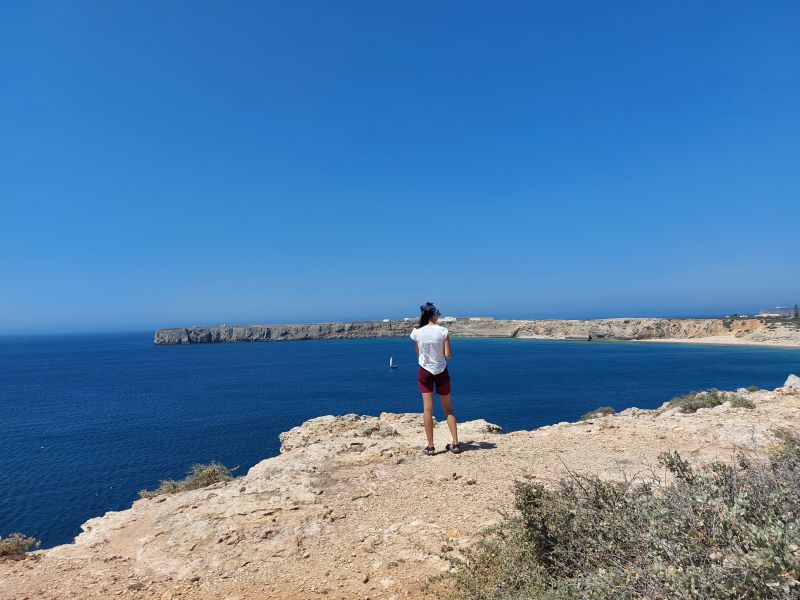 trekking sagres vista fortezza de sagres