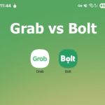 Confronto tra le app Grab e Bolt in Thailandia per il servizio di taxi.