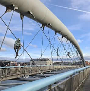 Ponte di Padre Bernatka a Cracovia.
